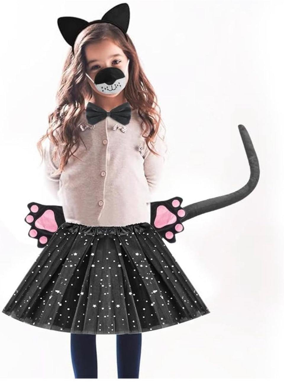 Open Box New ZONESTA Halloween Animal Costumes Accessories with Fluffy Skirts, Suitable for Cosplay/Theme Parties Costumes