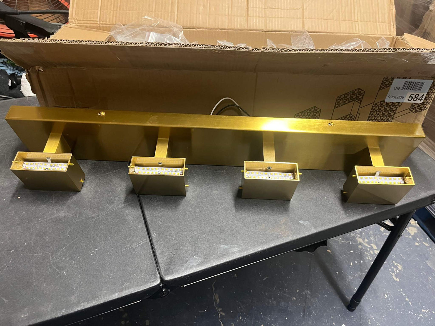 Mercer41 Luxcien Dimmable Crystal Bathroom Vanity Light