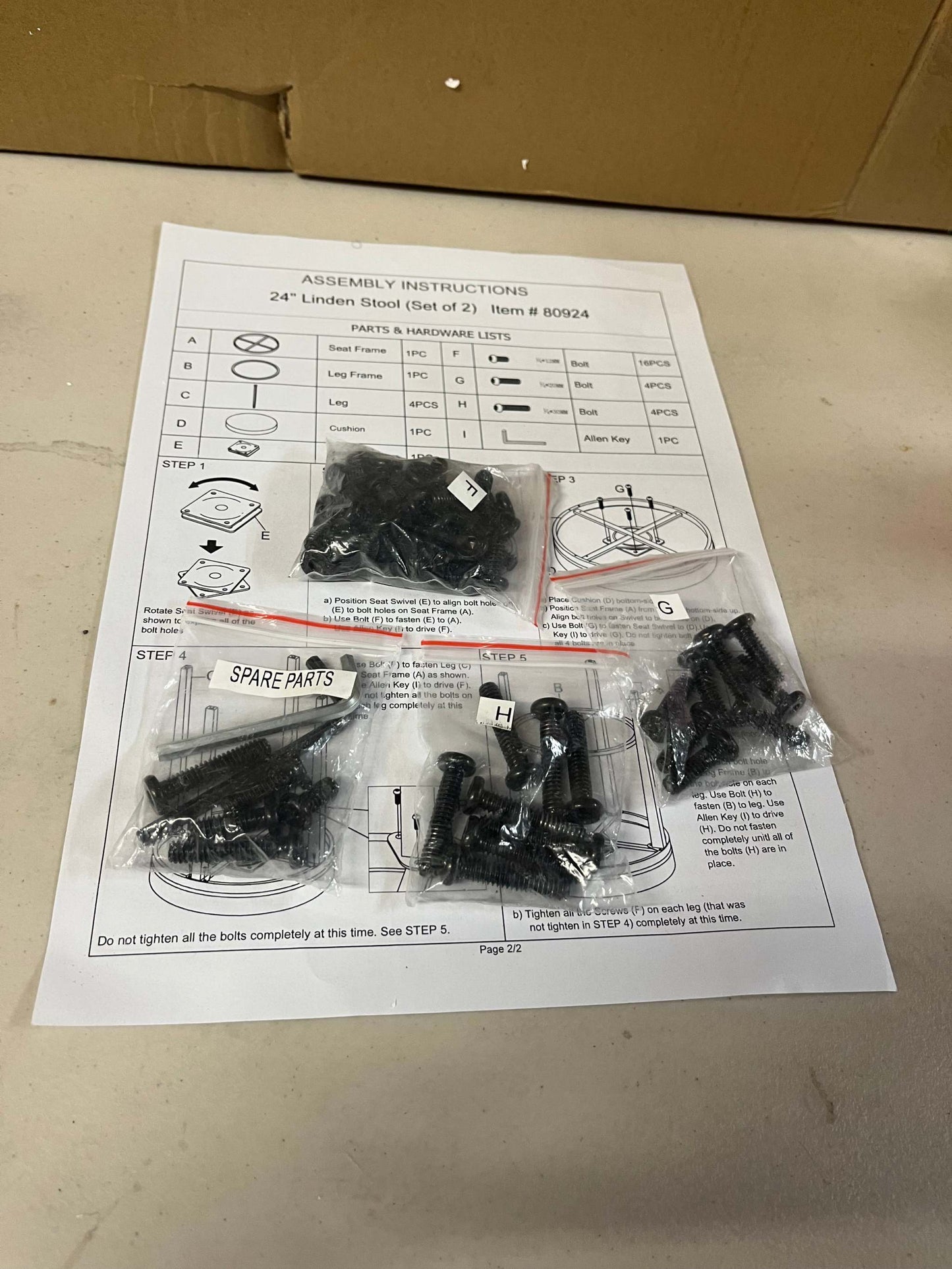 "Three Posts Gadberry Swivel 30.5"" Bar Stool (Set of 2)"