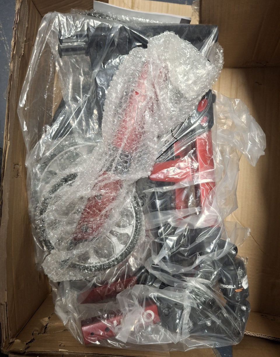 Open Box New HEAO Rollator Walker with Seat, Shock Absorber Rolling Walker for Senior with Cup Holder, Lightweight Foling Mobility Walking Aid Red