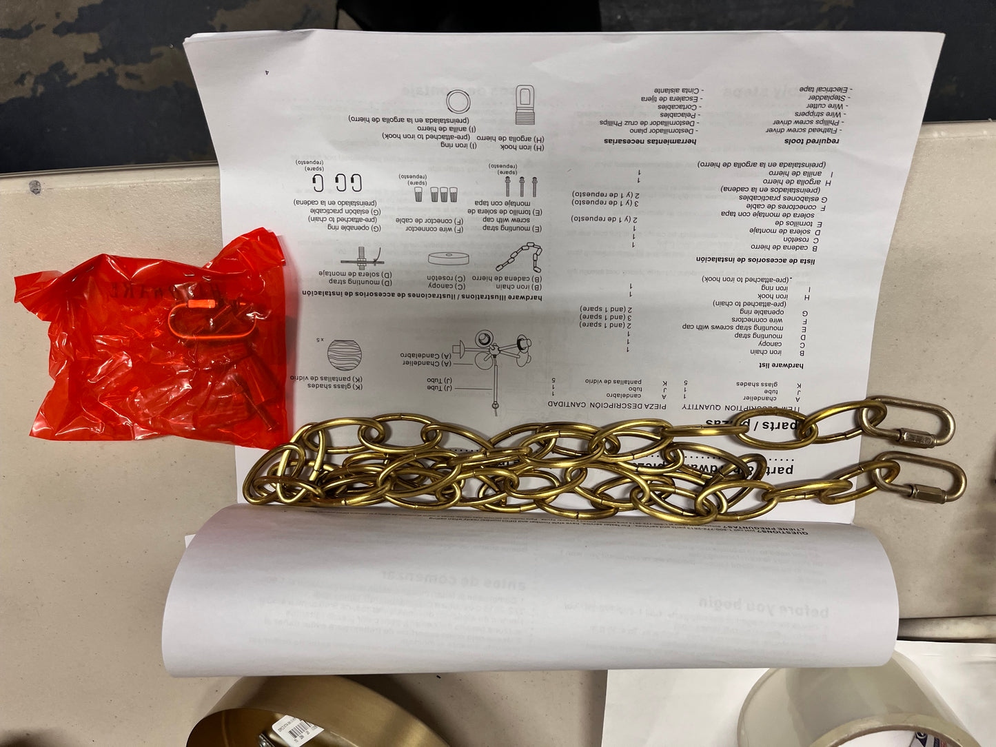 Open Box Glass Orb Ceiling Chandelier - Threshold™: 5-Light Modern Fixture, UL Listed, Metal & Glass