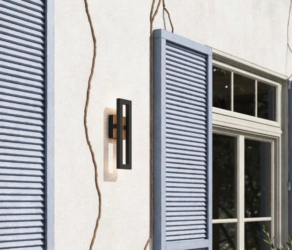 WADE LOGAN Carmecia Aluminum LED Armed Sconce