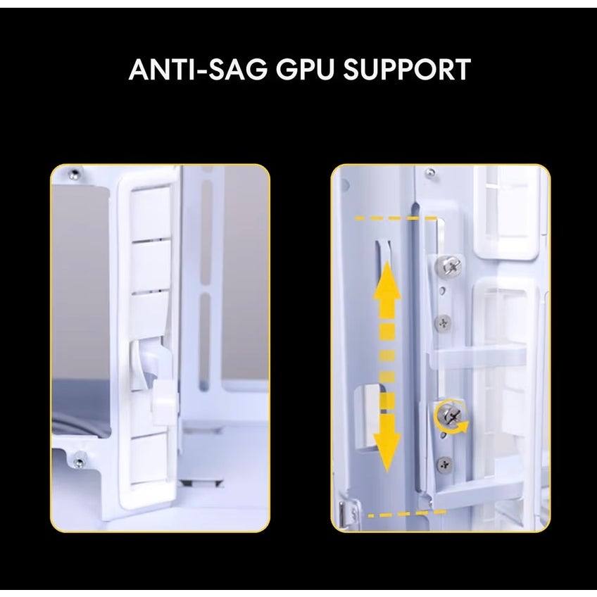 Lian Li O11 Vision Compact ATX PC Case, Back-Connect, White (O11VPW)
Compact dual-chamber