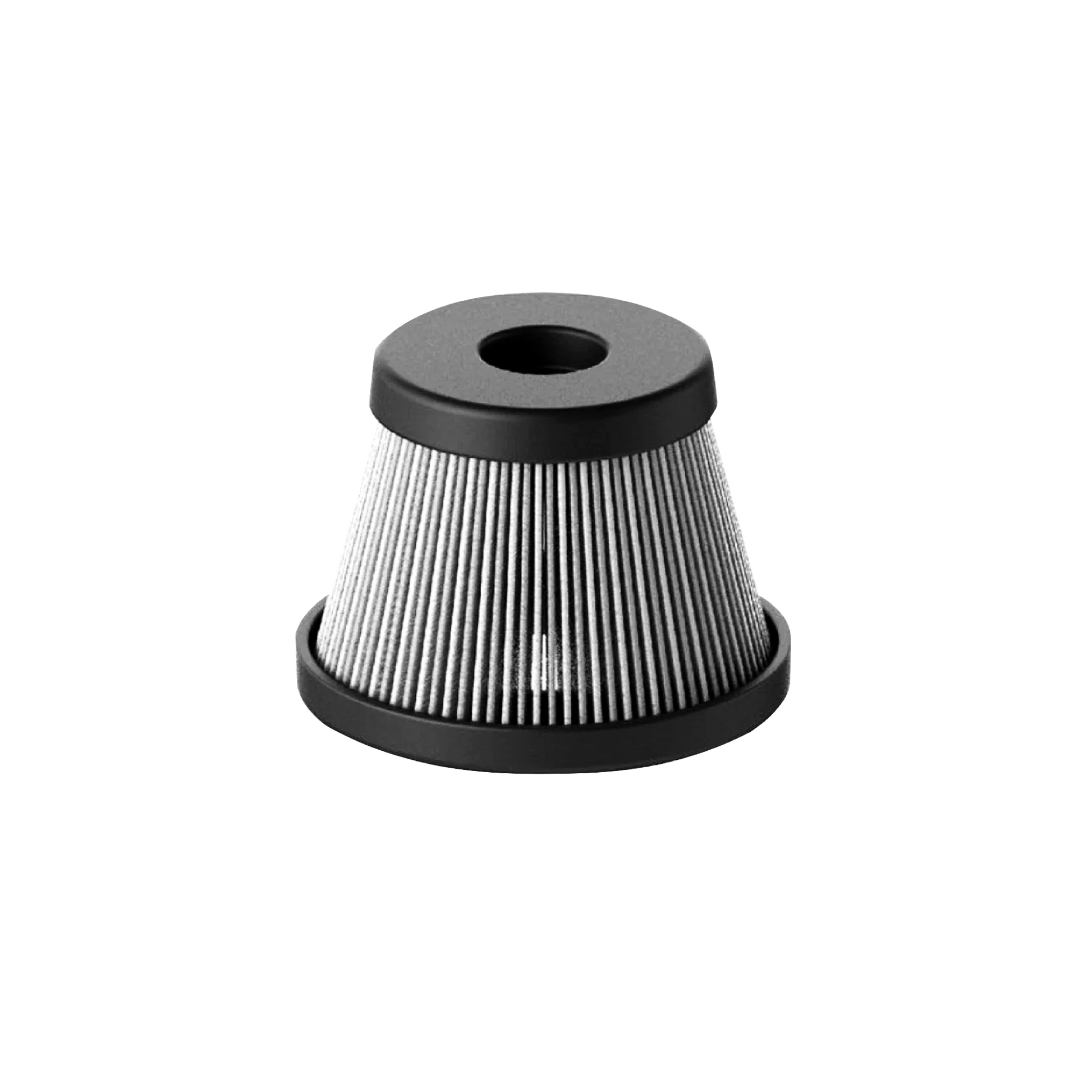 4-pack filters for compressed air capsule with pleated design and black end caps