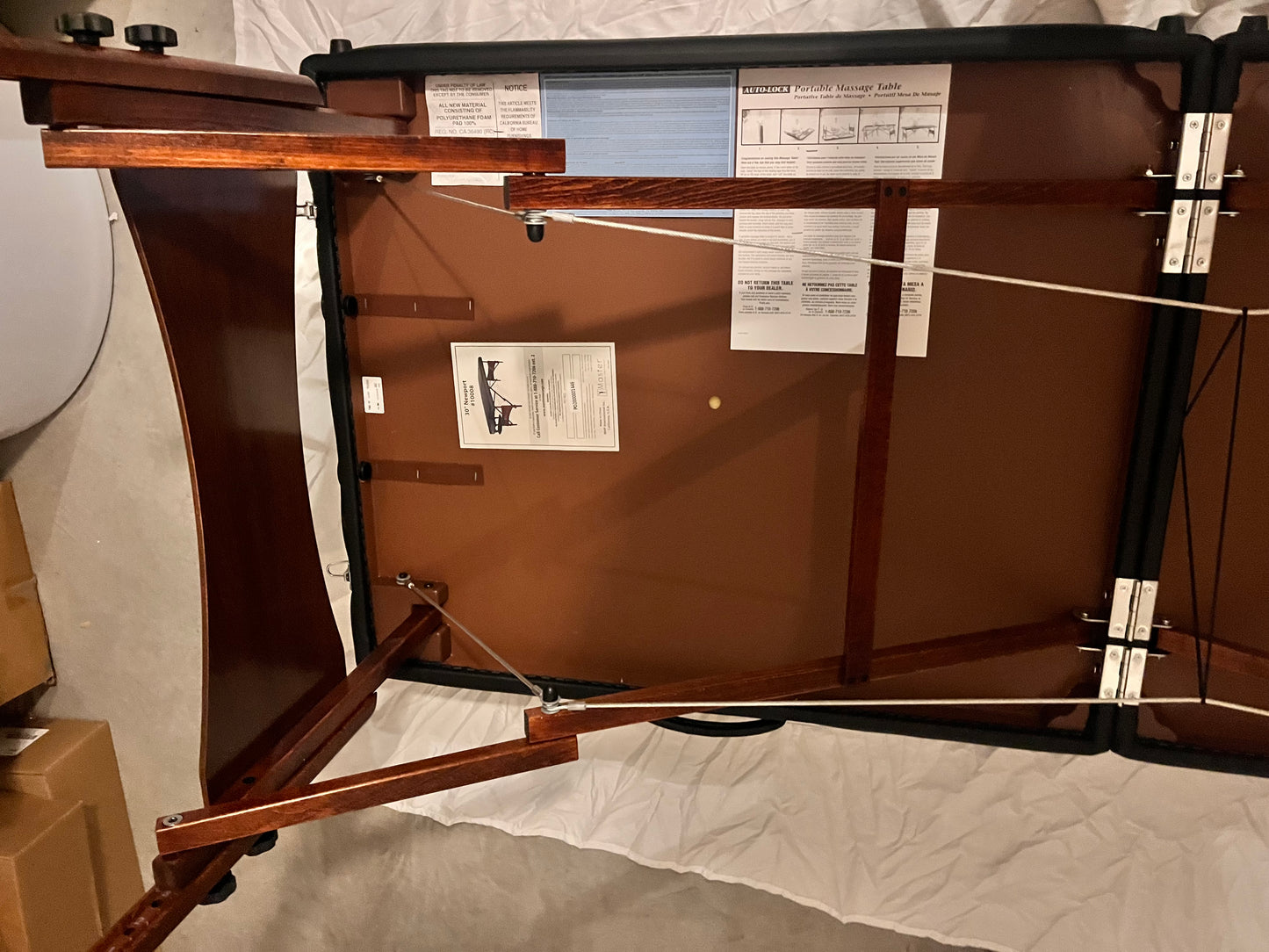 Open Box Master Massage 30" Newport™ Portable Massage Table Package