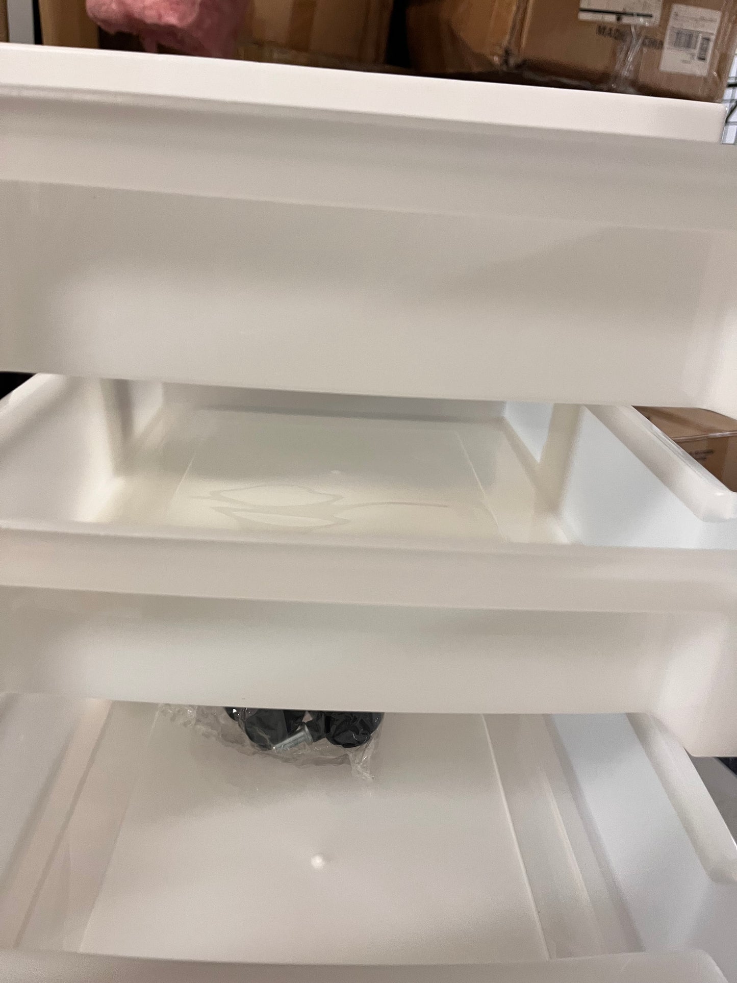 IRIS Drawer Storage Cart with Organizer Top