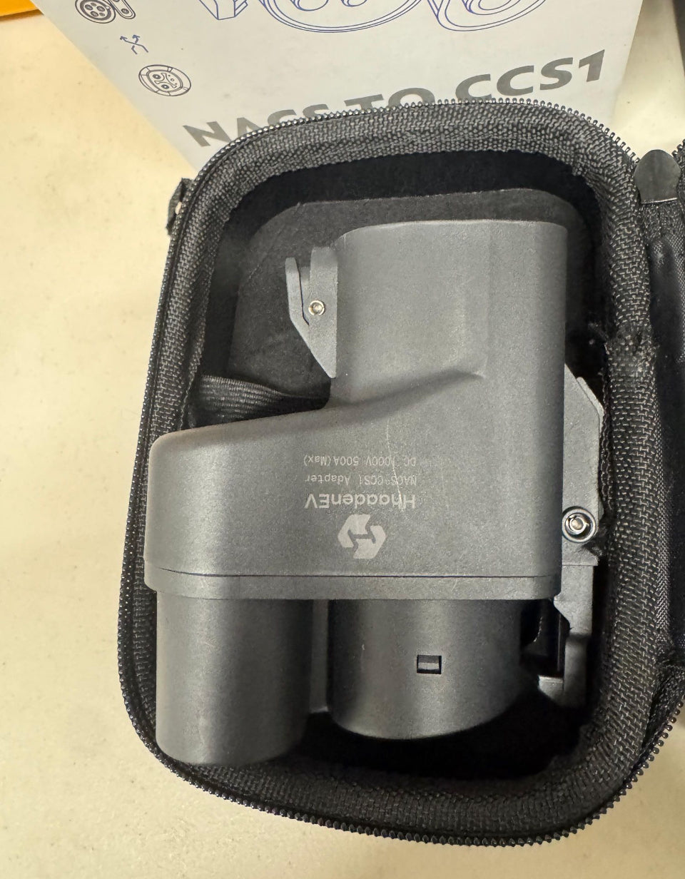 Open Box New H HhaadenEV NACS to CCS1 Charging Adapter for Tesla Supercharger, Fast Chargi