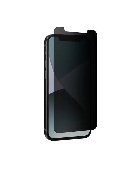 ZAGG InvisibleShield Glass Elite privacy screen protector for Apple iPhone 12 mini with maximum impact and scratch protection