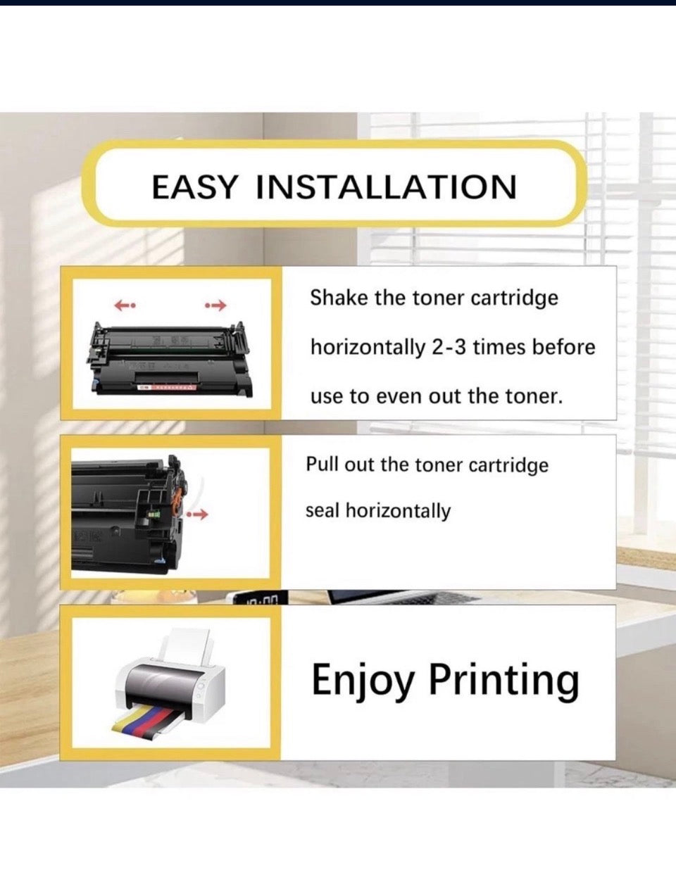 Open Box New AZNITH 58X High Yield Toner Cartridges Replace for HP 58X CF258X Toner
