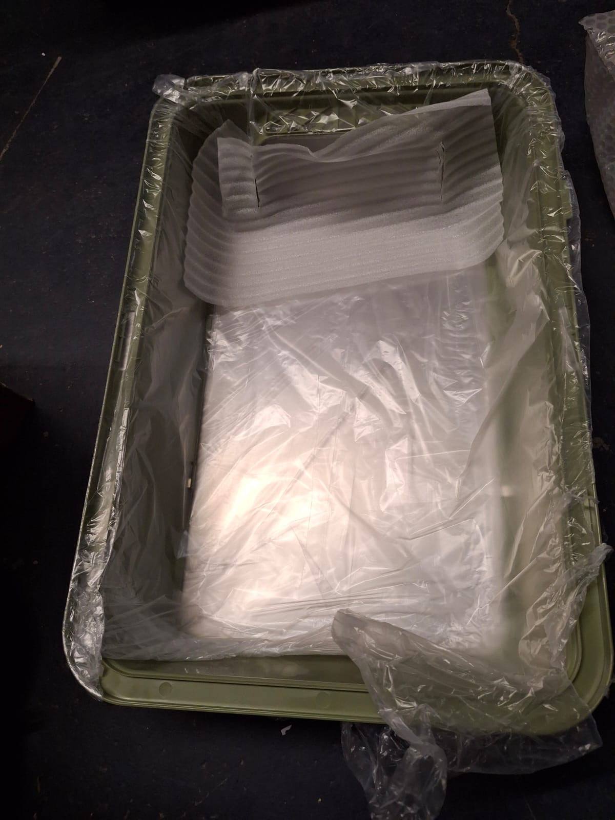 Open Box EOSARCU Stainless Steel Cat Litter Box with Lid, XL Large Enclosed High Sided Litter Box with Removable Lid, Carbon Filters -Odor Free, Easy