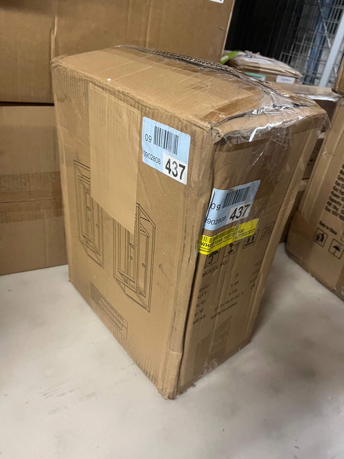 17  Stories Rasharkin Classic Outdoor Wall Sconce 1 Light Rectangular Metal Frame and Clear Glass Shade Waterproof (Set of 2)