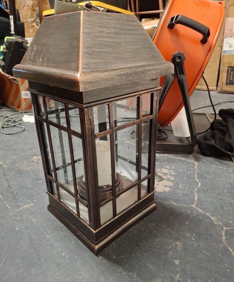 Open Box New Smart Solar San Rafael Estate Mission Integrated 2-LED Solar Candle Lantern