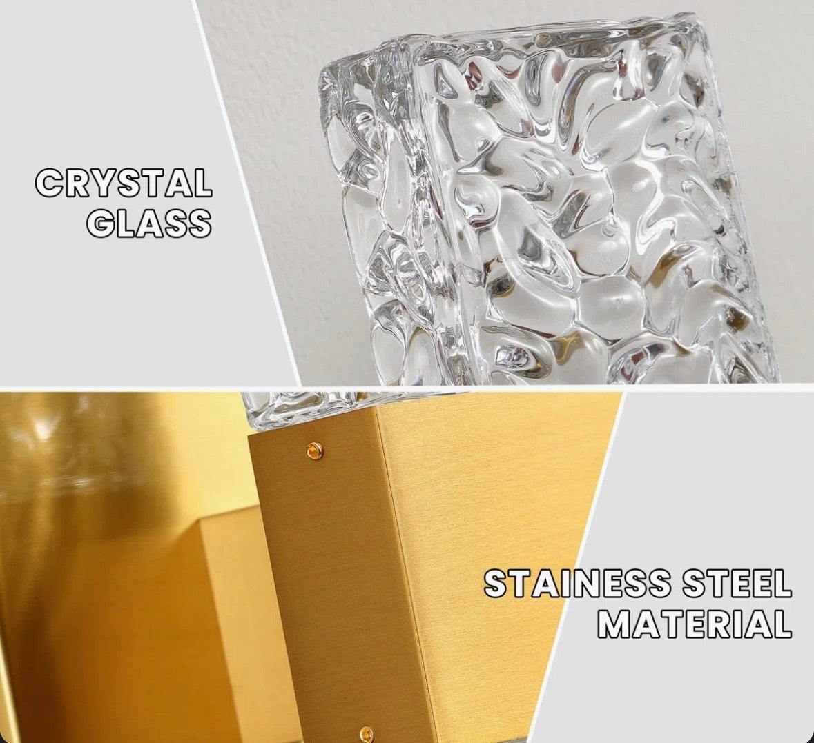 Mercer41 Luxcien Dimmable Crystal Bathroom Vanity Light