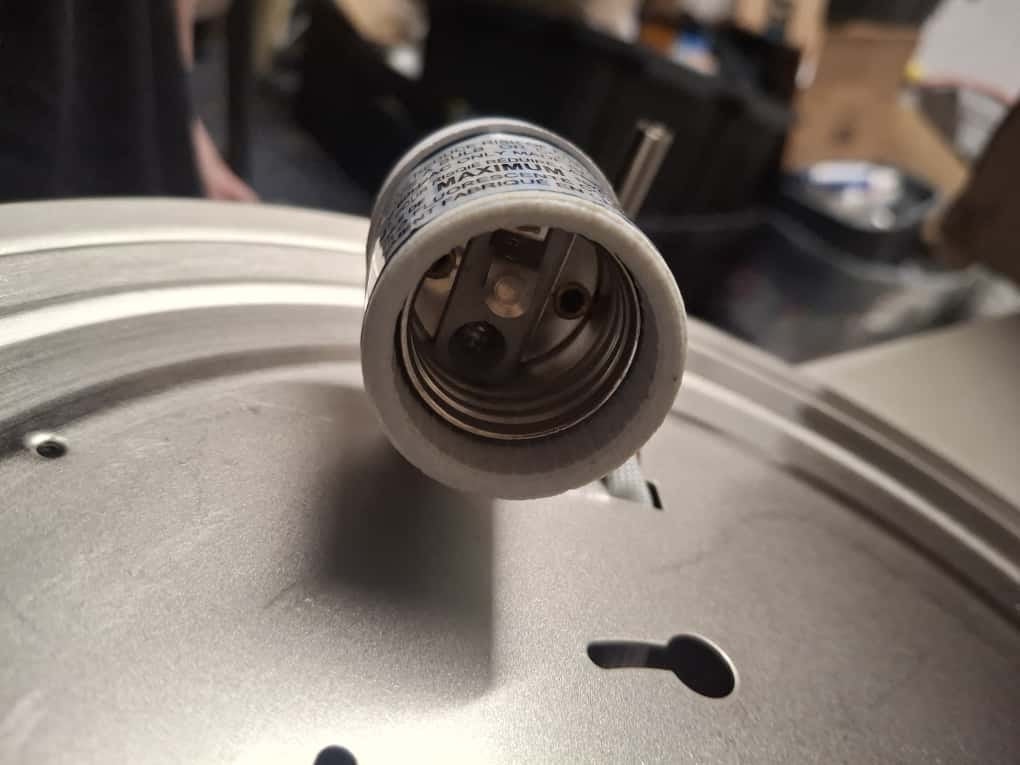 OPEN BOX NEW Saturn 2-Light Brushed Nickel Flush Mount