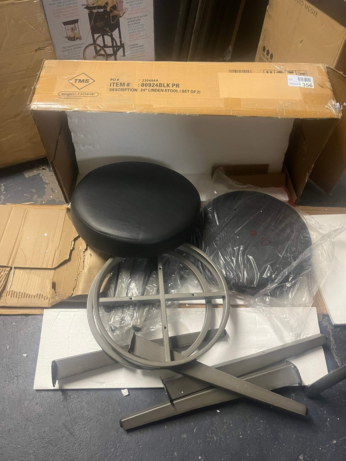 "Three Posts Gadberry Swivel 30.5"" Bar Stool (Set of 2)"