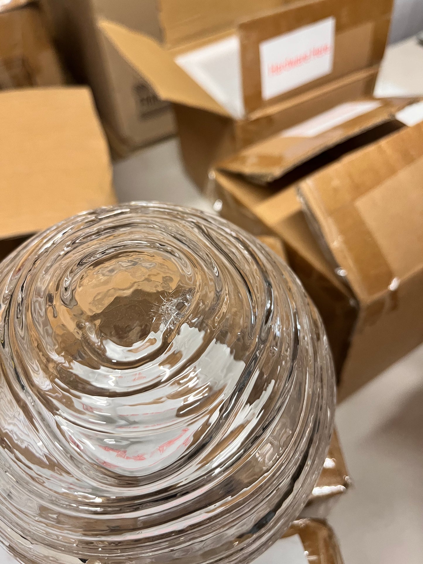 Open Box Glass Orb Ceiling Chandelier - Threshold™: 5-Light Modern Fixture, UL Listed, Metal & Glass