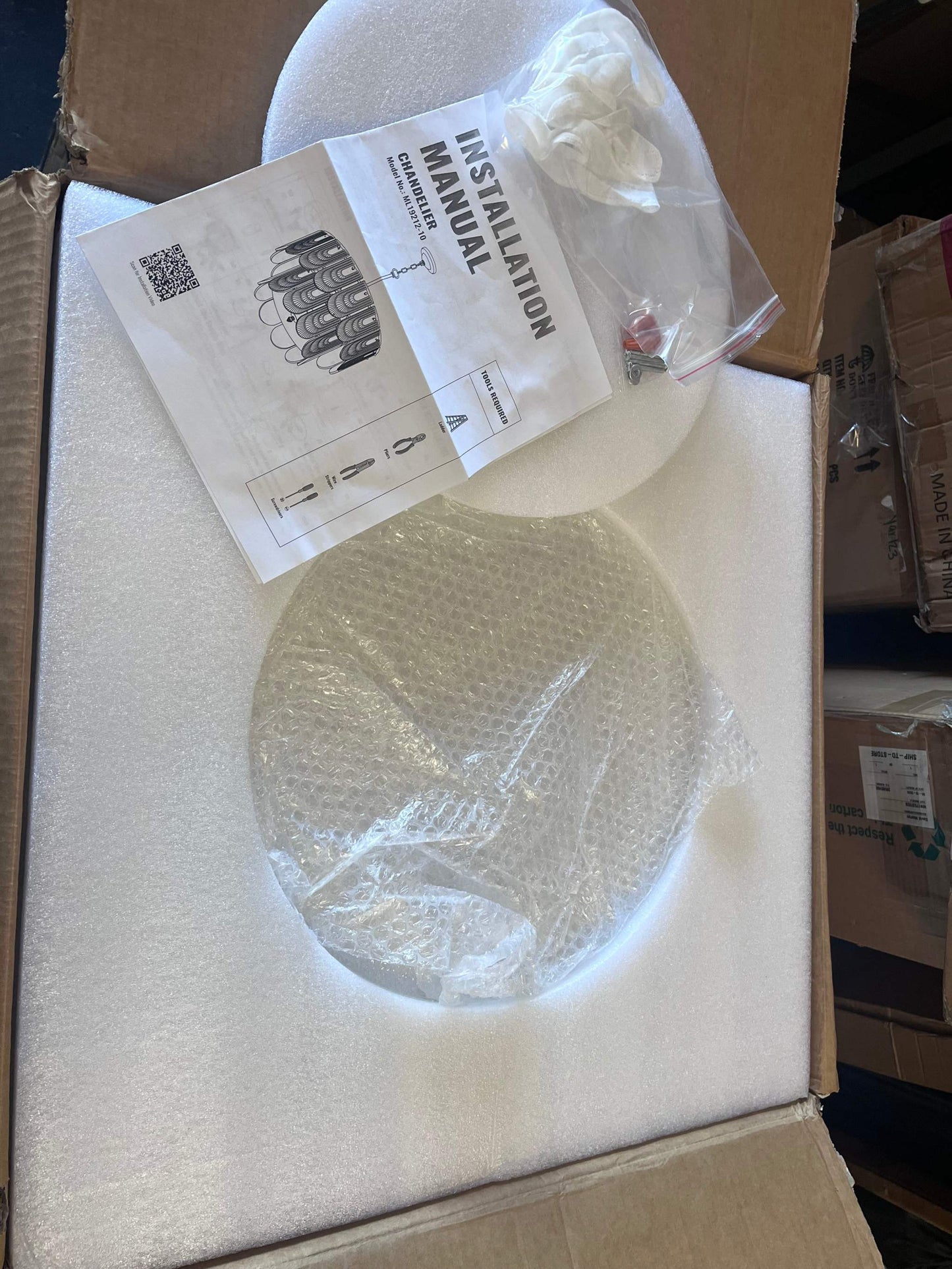 Brand New MERCER41 Aurthur 9 - Light Dimmable Tiered Modern Chandelier