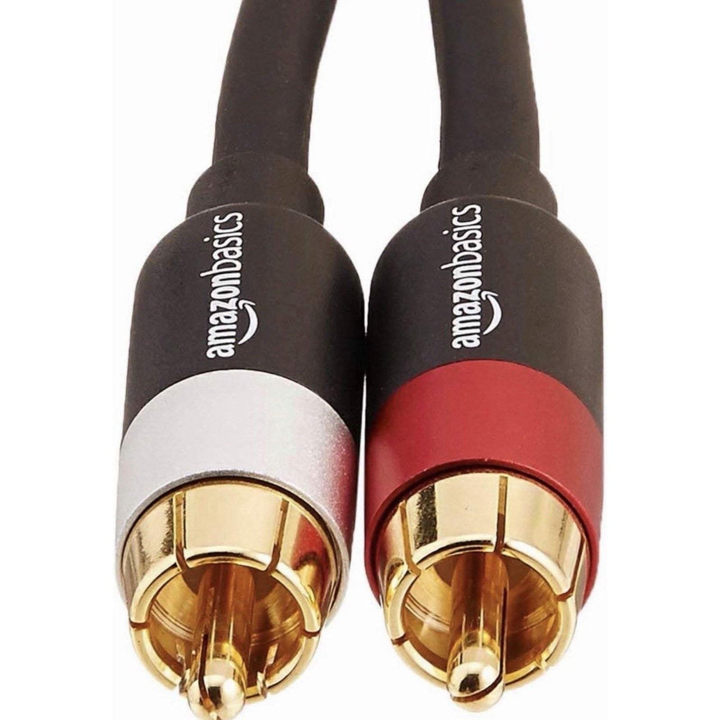 Crystal Clear 8ft RCA Audio Cable for Amplifiers and Speakers - Gold Connectors