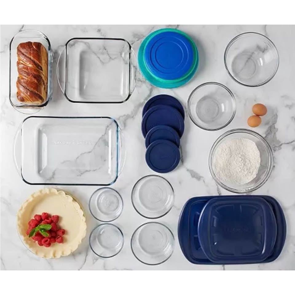 Anchor Hocking 20-Piece Bake, Store & Mix Set