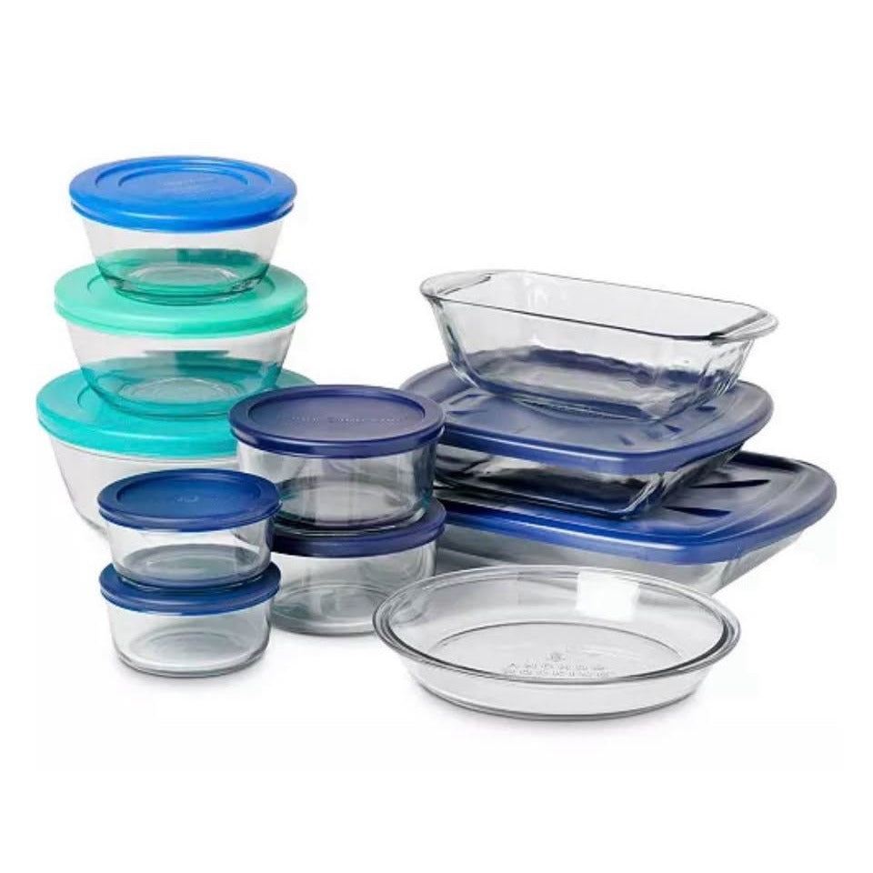 Anchor Hocking 20-Piece Bake, Store & Mix Set