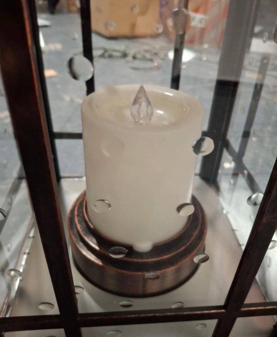 Open Box New Smart Solar San Rafael Estate Mission Integrated 2-LED Solar Candle Lantern