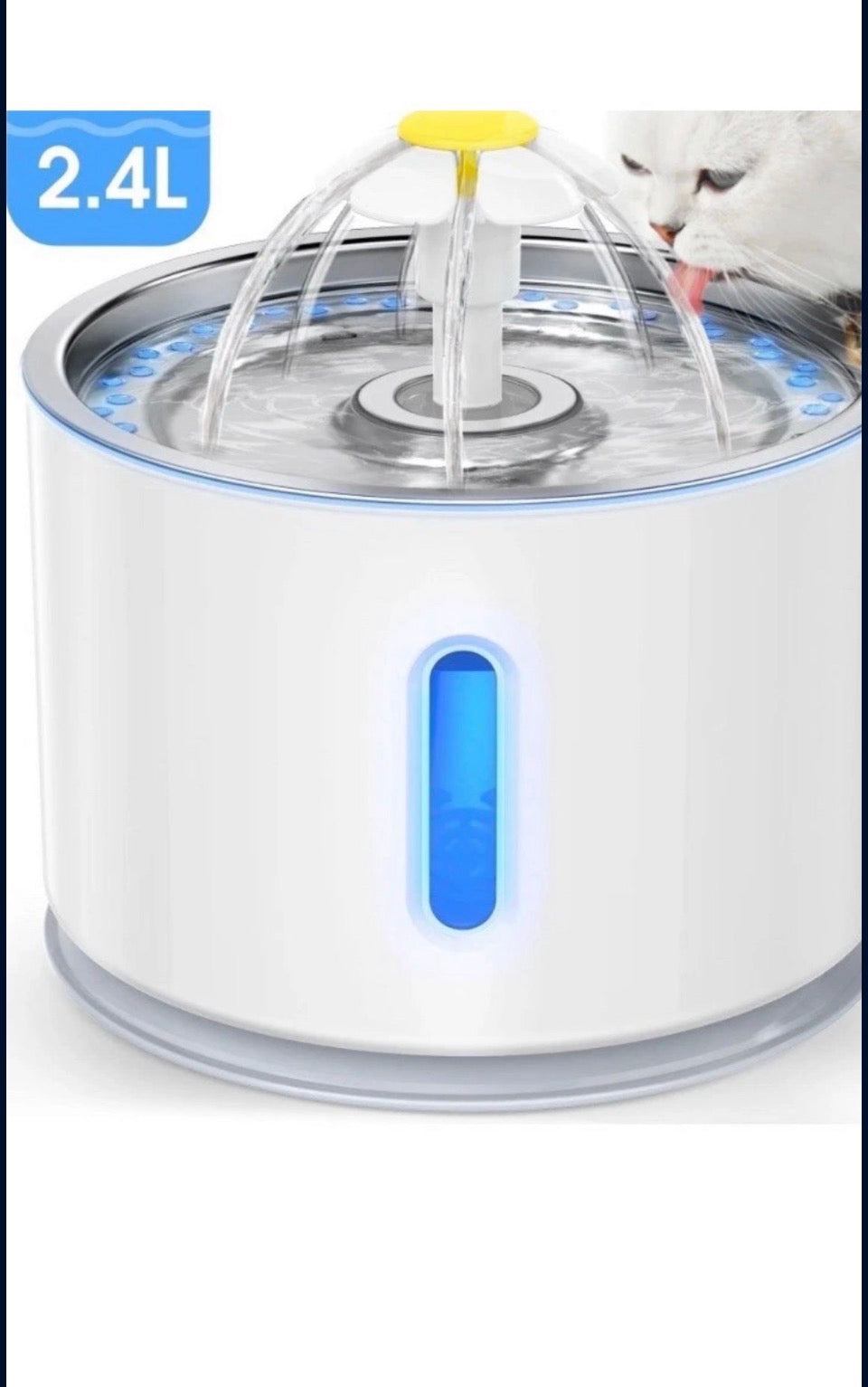 New Pet Fountain,Cat Water Fountain, Automatic Water Dispenser for Cats