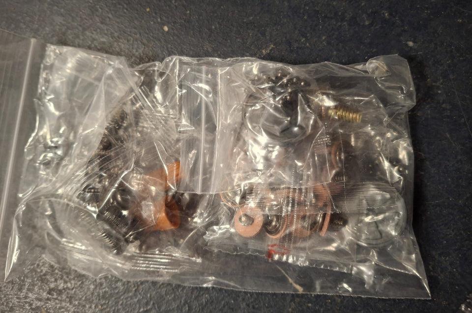 Open Box Hampton Bay Hugger 52 in. LED Indoor Black Ceiling Fan with Light Kit