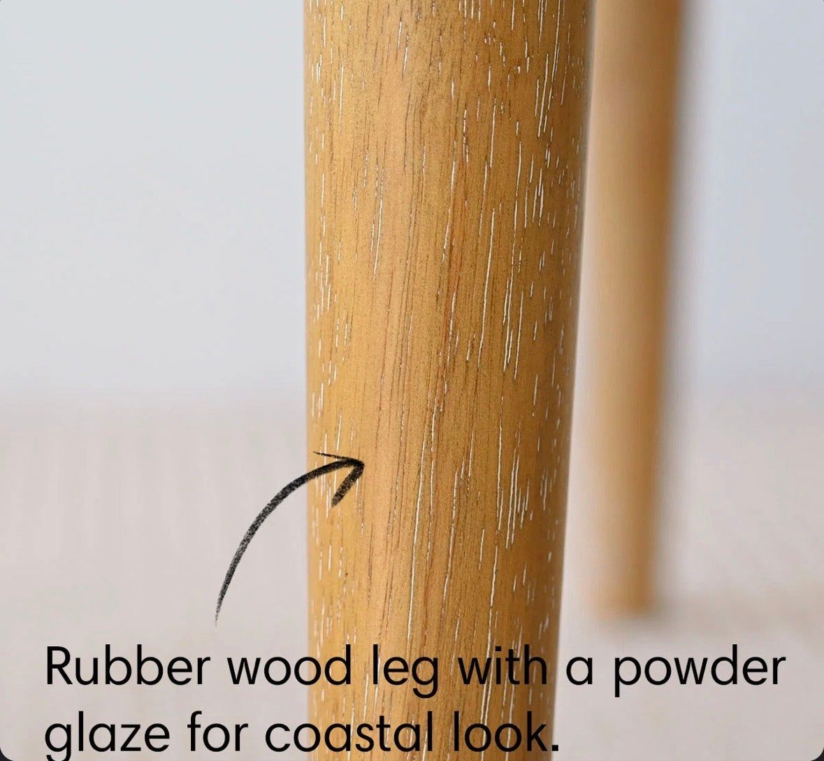 George Oliver Linen Upholstered Parson Chair with Solid Wood Legs (Set of 2