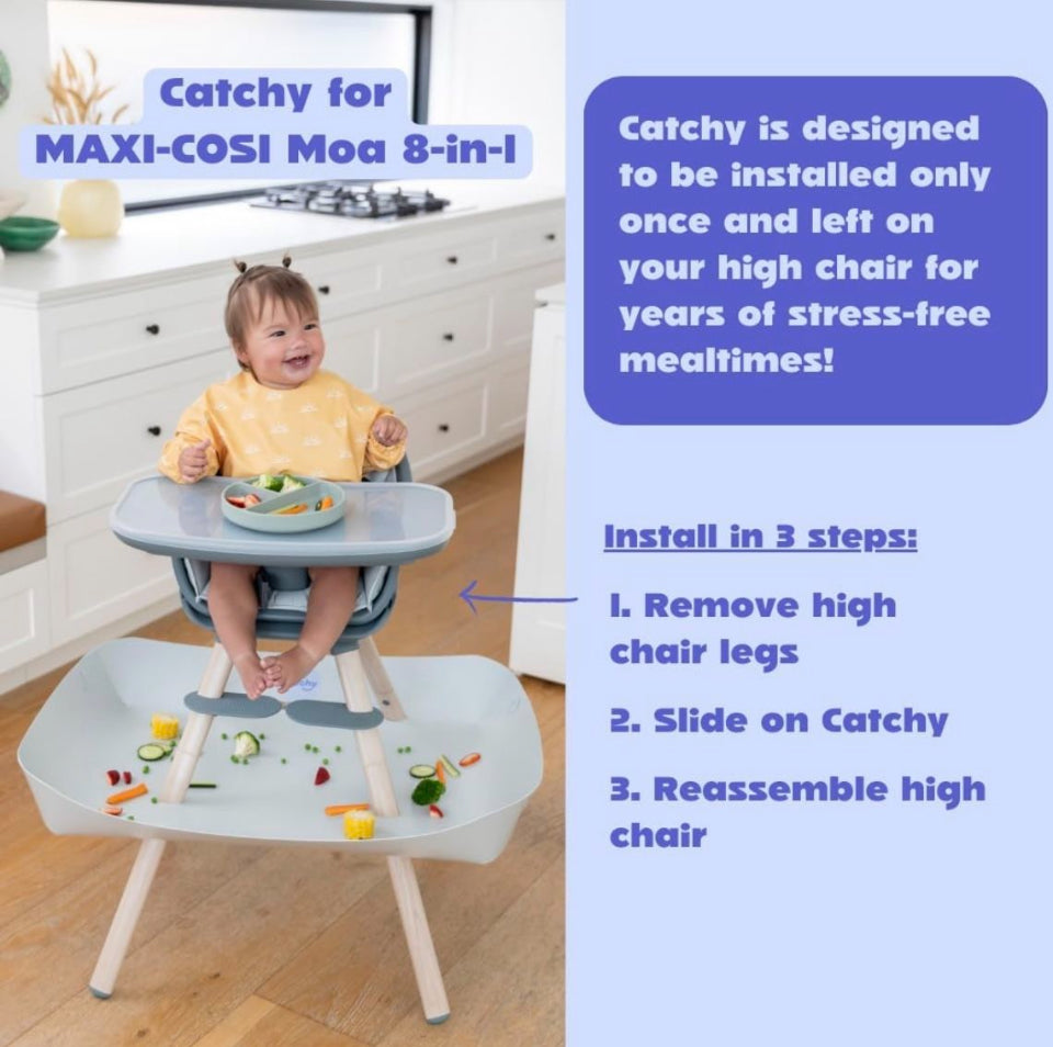 Open box CATCHY - Food Catcher - Compatible with Maxi-COSI Moa 8-in-1 High Chair + 11 Other High Chairs - Highchair Sold Separately - Baby & Toddler F