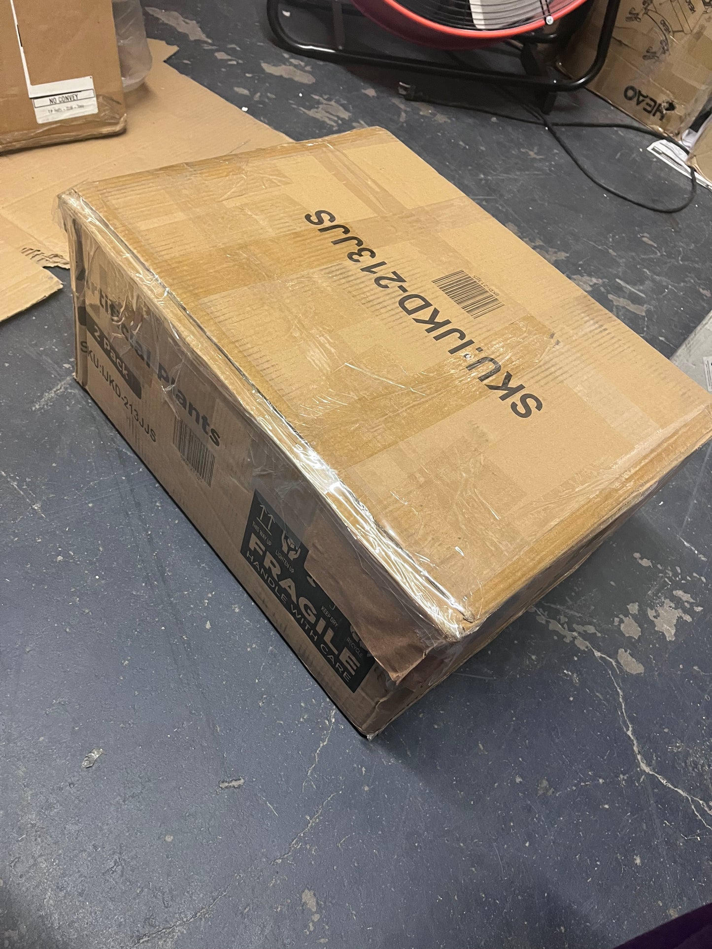 Vitalismo Faux Cedar Tree In Black Pot-UV Rated Potted Plant for Home Decor Outdoor or Indoor (Set of 2)