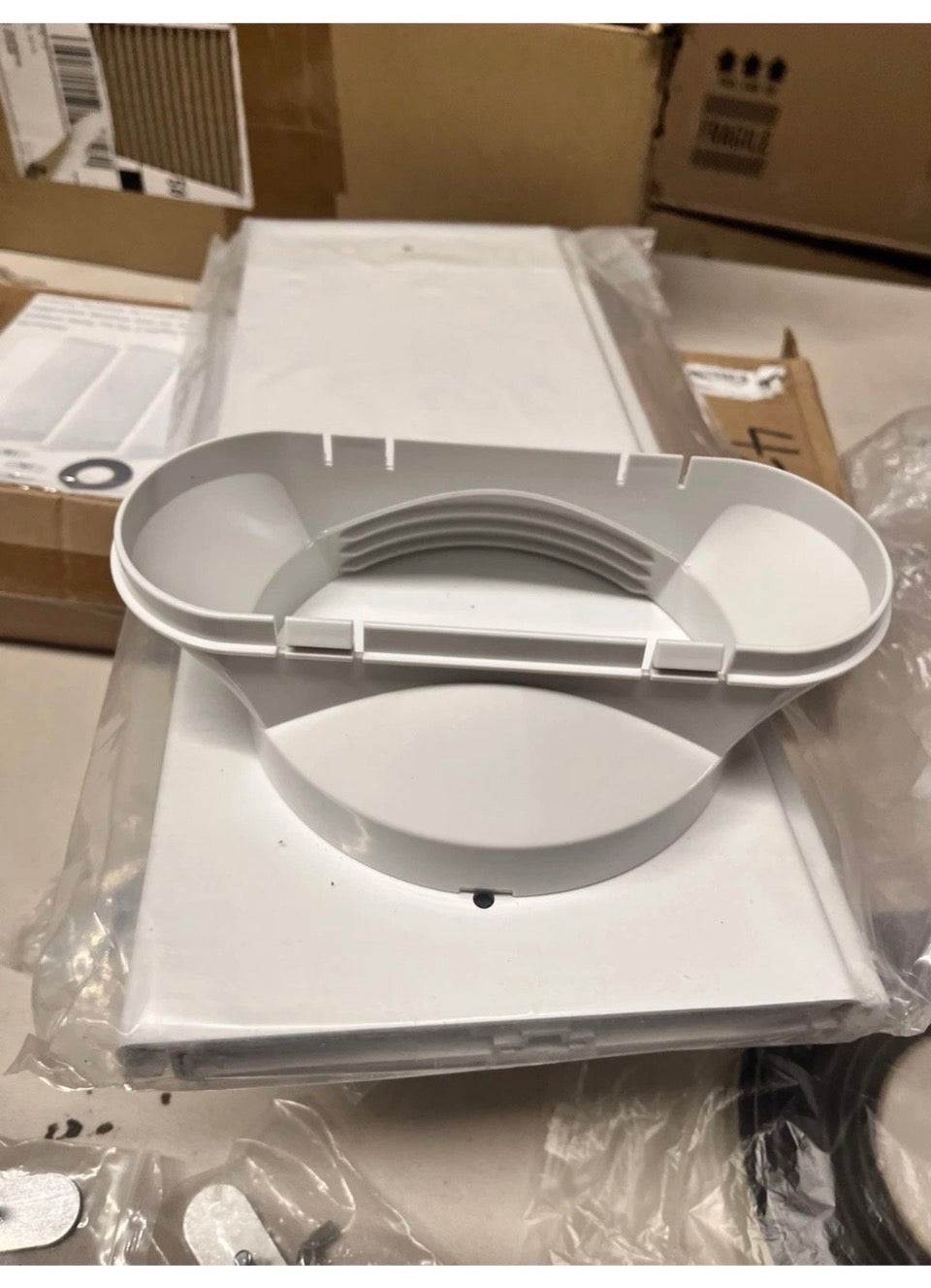 Open Box New  yoleshy portable air conditioner window kit with coupler adjustable window