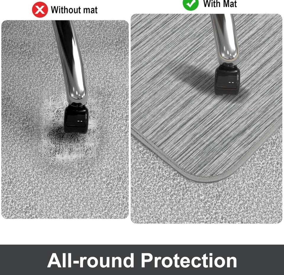 New Perfect for Carpet Floors: Protect Your Floor from Scratches and dust of Any Kind with This Perfect Chair mat for Carpeted Floors. The Office