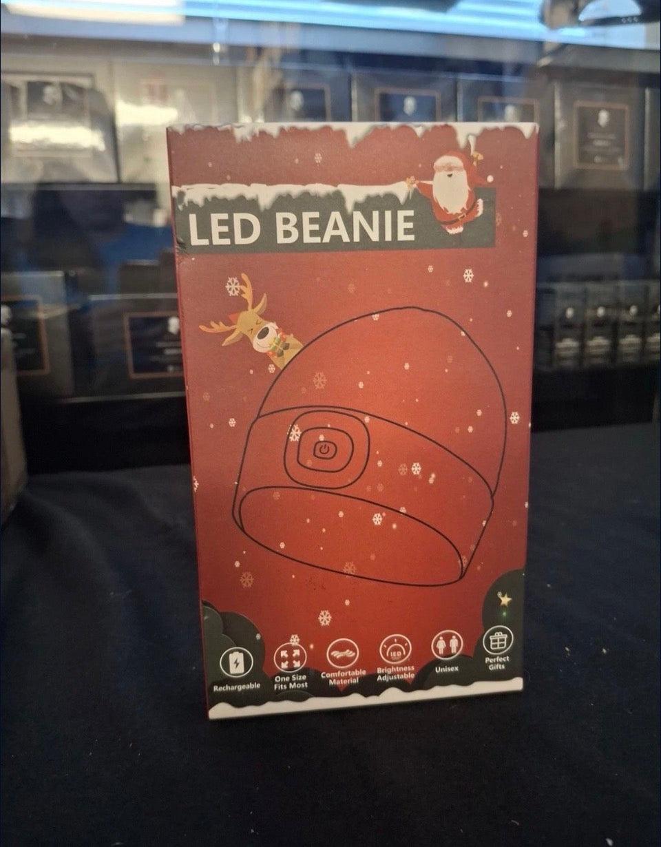 New Biuonk Store Unisex LED Beanie Hat with Light, USB Rechargeable Headlamp