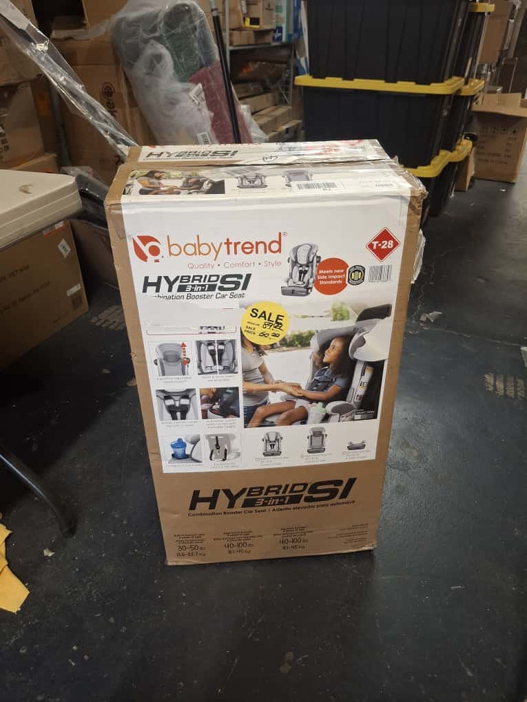 Open Box Baby Trend Hybrid SI 3-in-1 Combination Booster Car Seat - Desert Grey