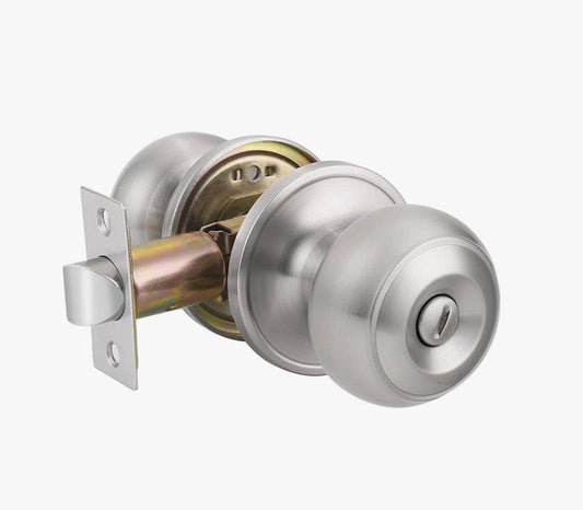 Probrico Privacy Door Knobs with round rosette for bathroom and bedroom locks