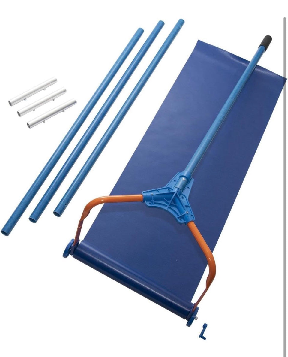 Open box AVALANCHE! AVA750, Easy and Quick Snow Roof Rake for Snow Removal, Heavy-Duty Slide, Cut and Tear Resistant, Built-in Wheels Prevent Damage,