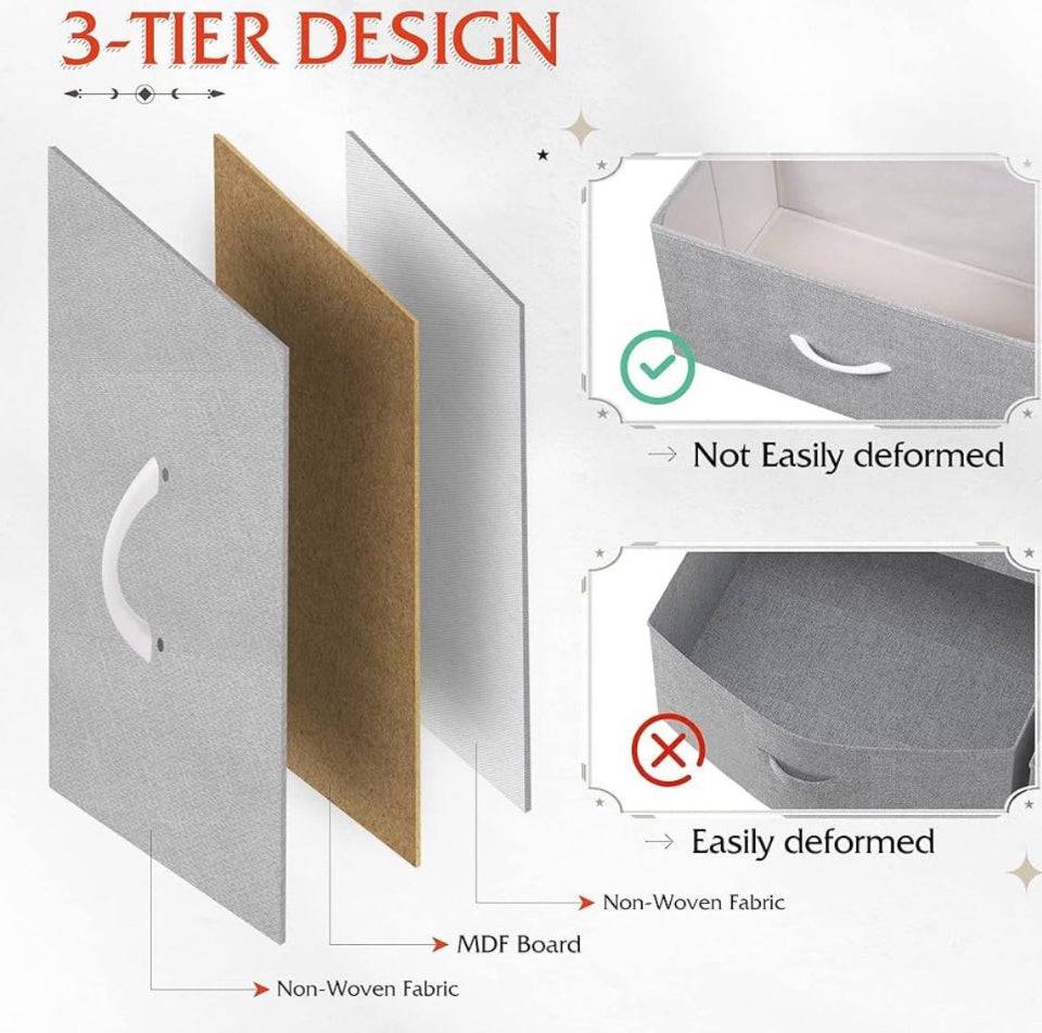 Open box WLIVE Tall Dresser for Bedroom with 10 Drawers, Chest of Drawers, Dressers Bedroom Furniture, Storage Organizer Unit with Fabric Bins for Clo