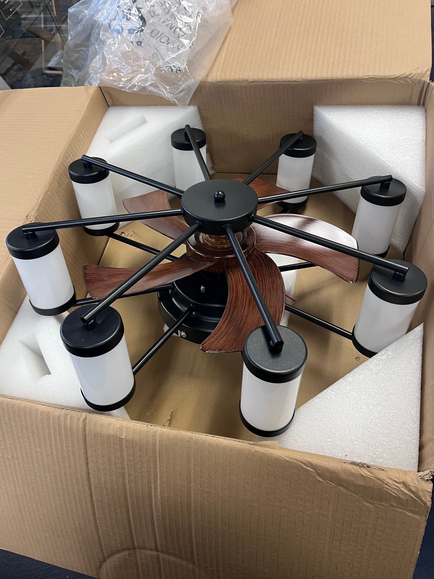 Open Box Tidion Smart Ceiling Fan with Remote Included and Timer