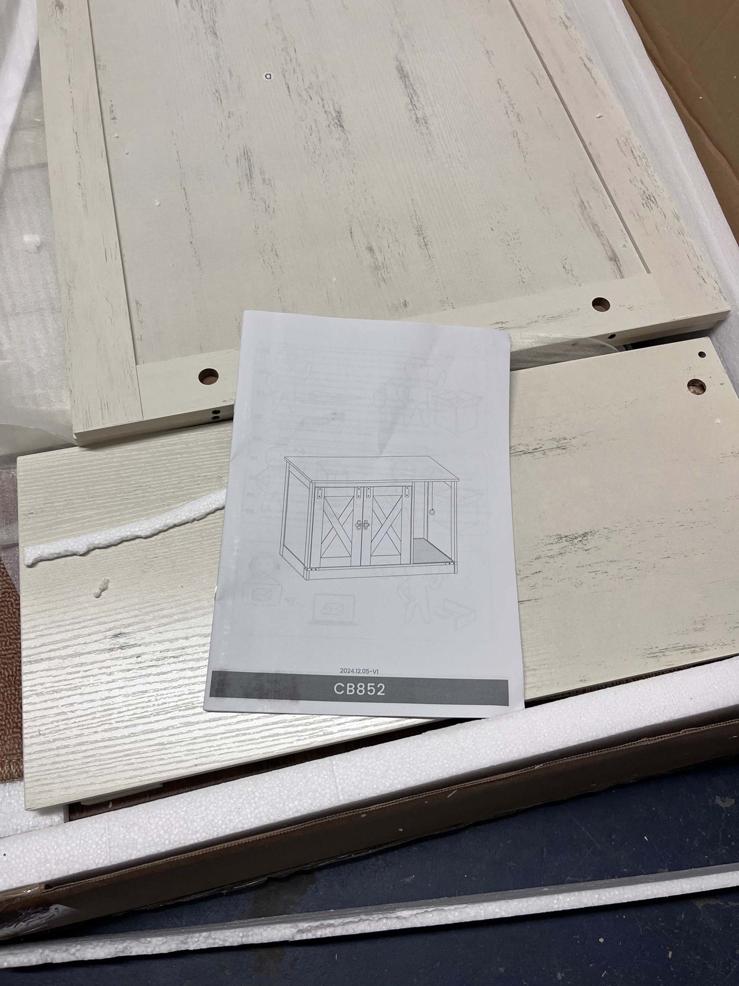 Cat Litter Box Enclosure, Hidden Litter Box Cabinet Furniture with Bell,