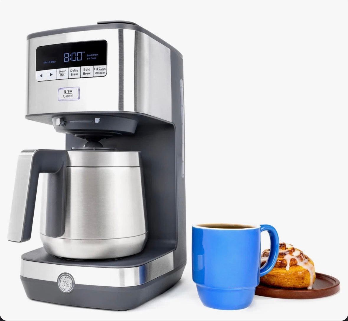 GE Drip Coffee Maker With Thermal Carafe G7CDABSSTSS