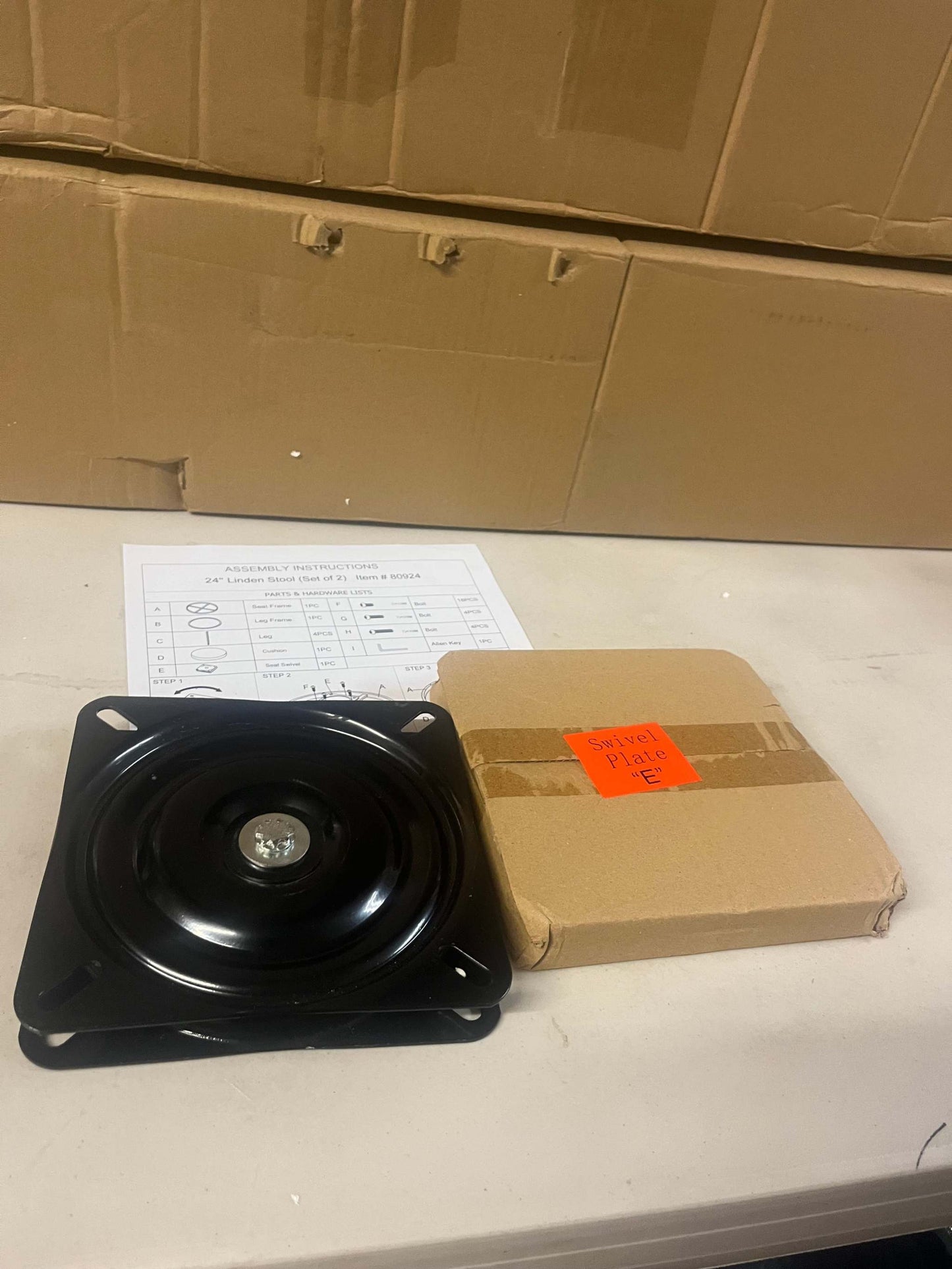 "Three Posts Gadberry Swivel 30.5"" Bar Stool (Set of 2)"