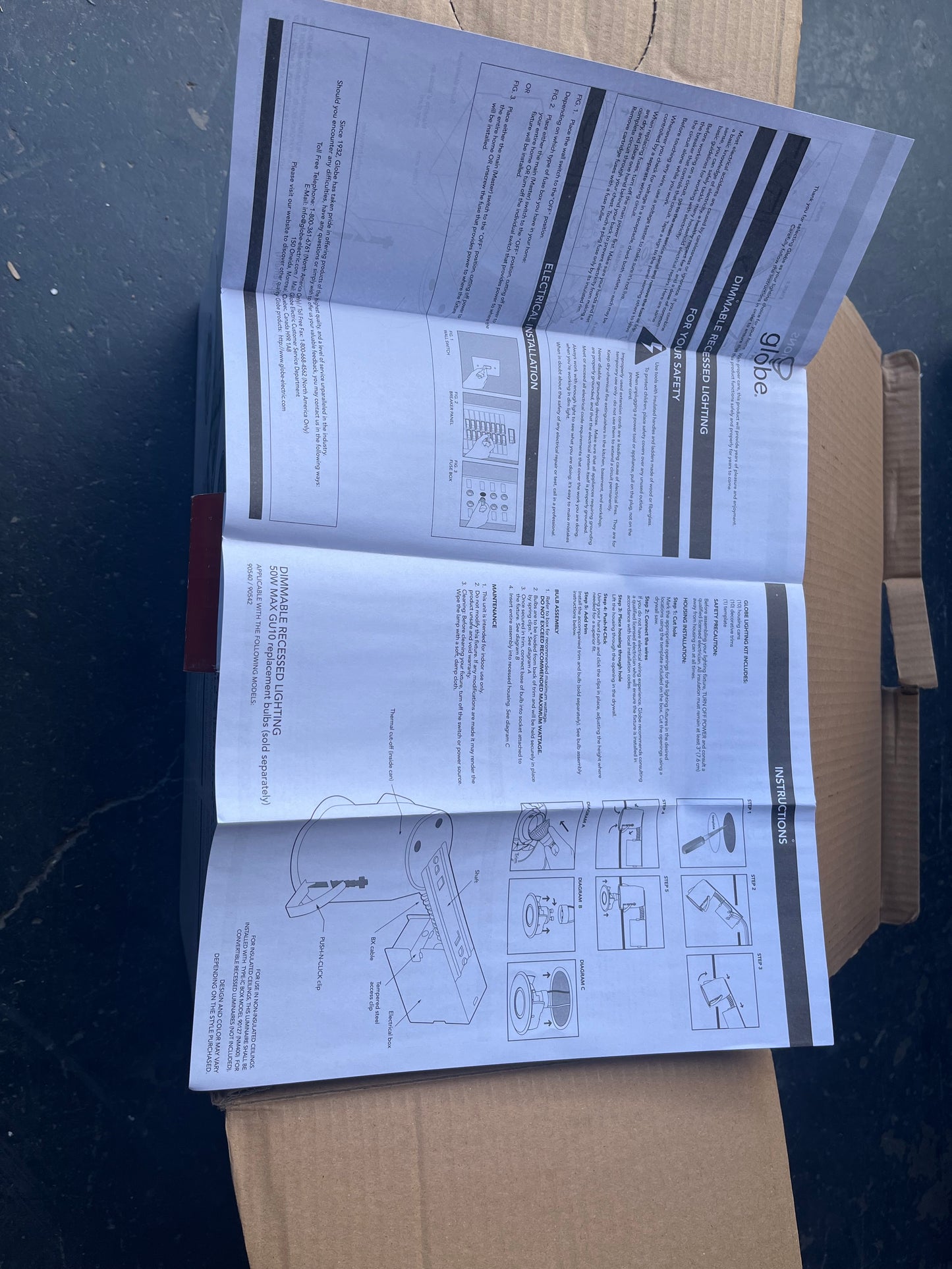 Globe Electric 4 in. White Dimmable Can Recessed New Construction and Remodel Lighting Kit (10- Pack)