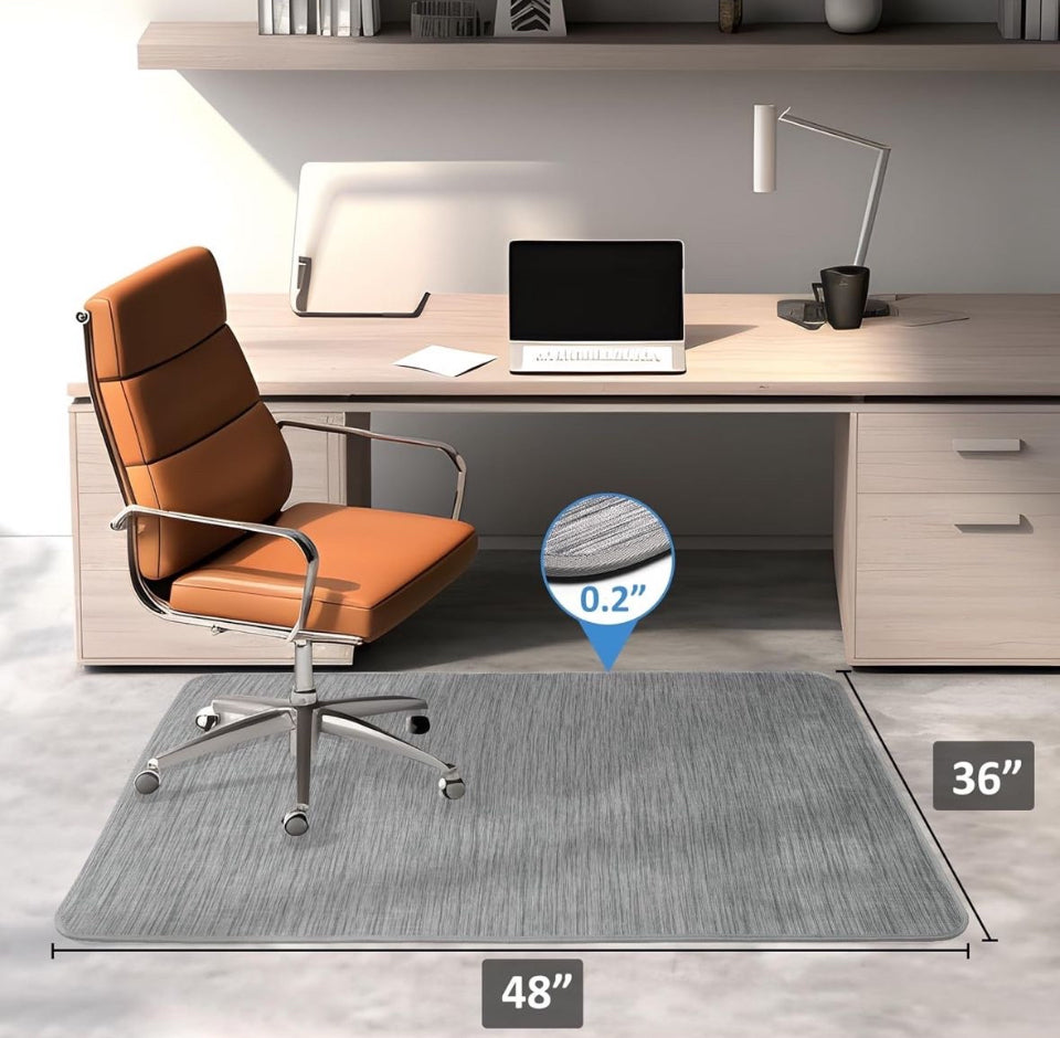 New Perfect for Carpet Floors: Protect Your Floor from Scratches and dust of Any Kind with This Perfect Chair mat for Carpeted Floors. The Office