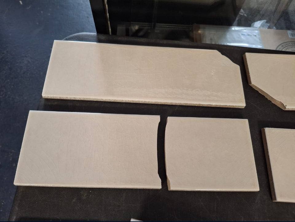 Open Box MSI Portico Pearl 4 in. x 12 in. Handcrafted Glossy Ceramic Subway Wall Tile (5 sq. ft. / case)