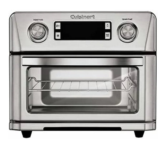 Open Box Cuisinart Digital Model Airfryer Toaster Oven 0.6 cu ft CTOA-130PC2 - Silver