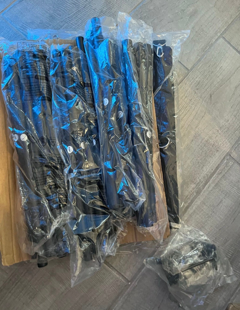 OPEN BOX NEW Hoctieon Large Laundry Cart with Wheels, 400L Heavy Duty Laundry Basket Organizer, Rolling Hamper Sorter for Clothes Storage, Industrial