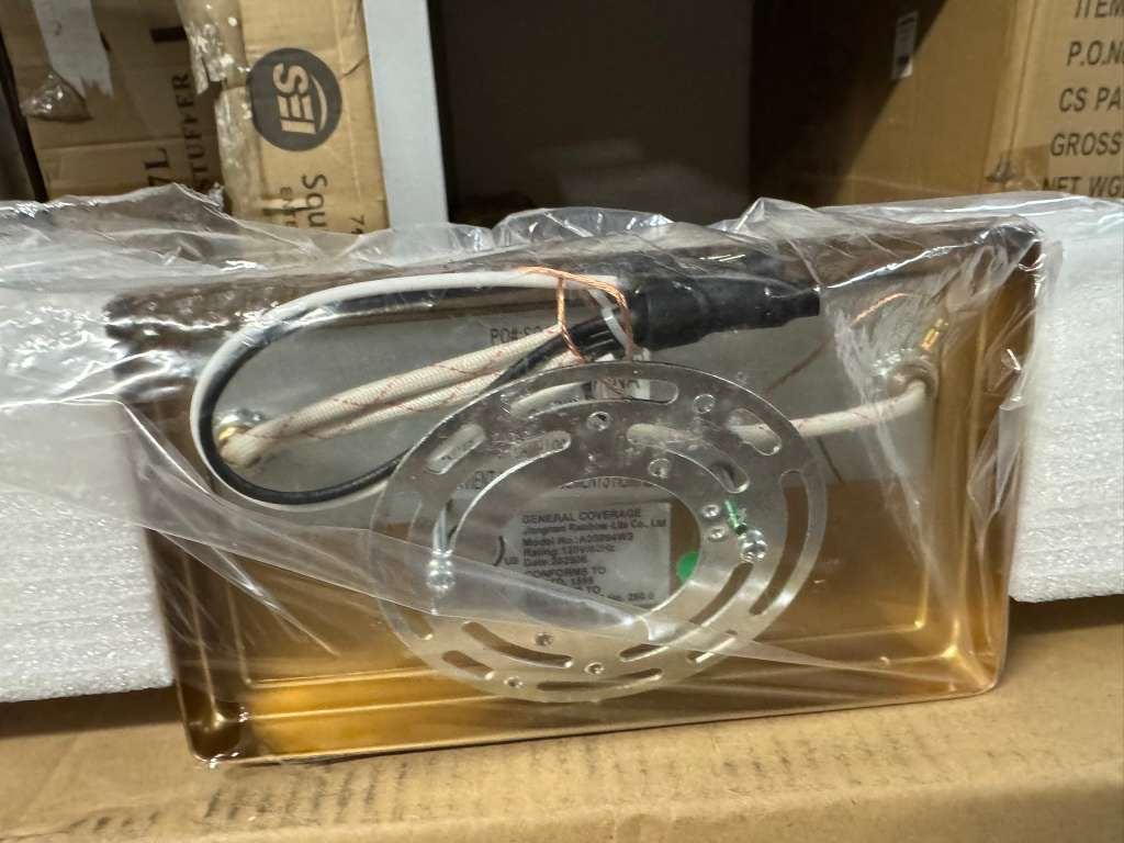 "Mercer41 Elisabette 3 - Light 23.6"" W Dimmable Gray Glass Bathroom Vanity Light"