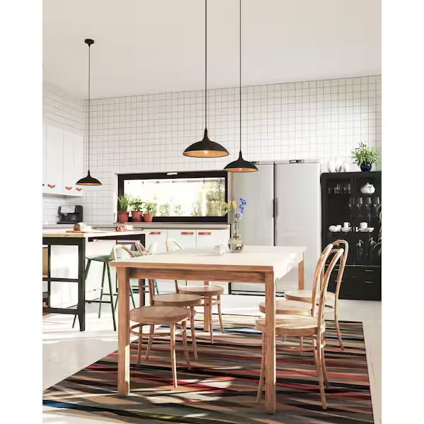 Open Box ALORA MOOD Abel 14 in. 1 Light 60-Watt Brushed Gold Pendant Light