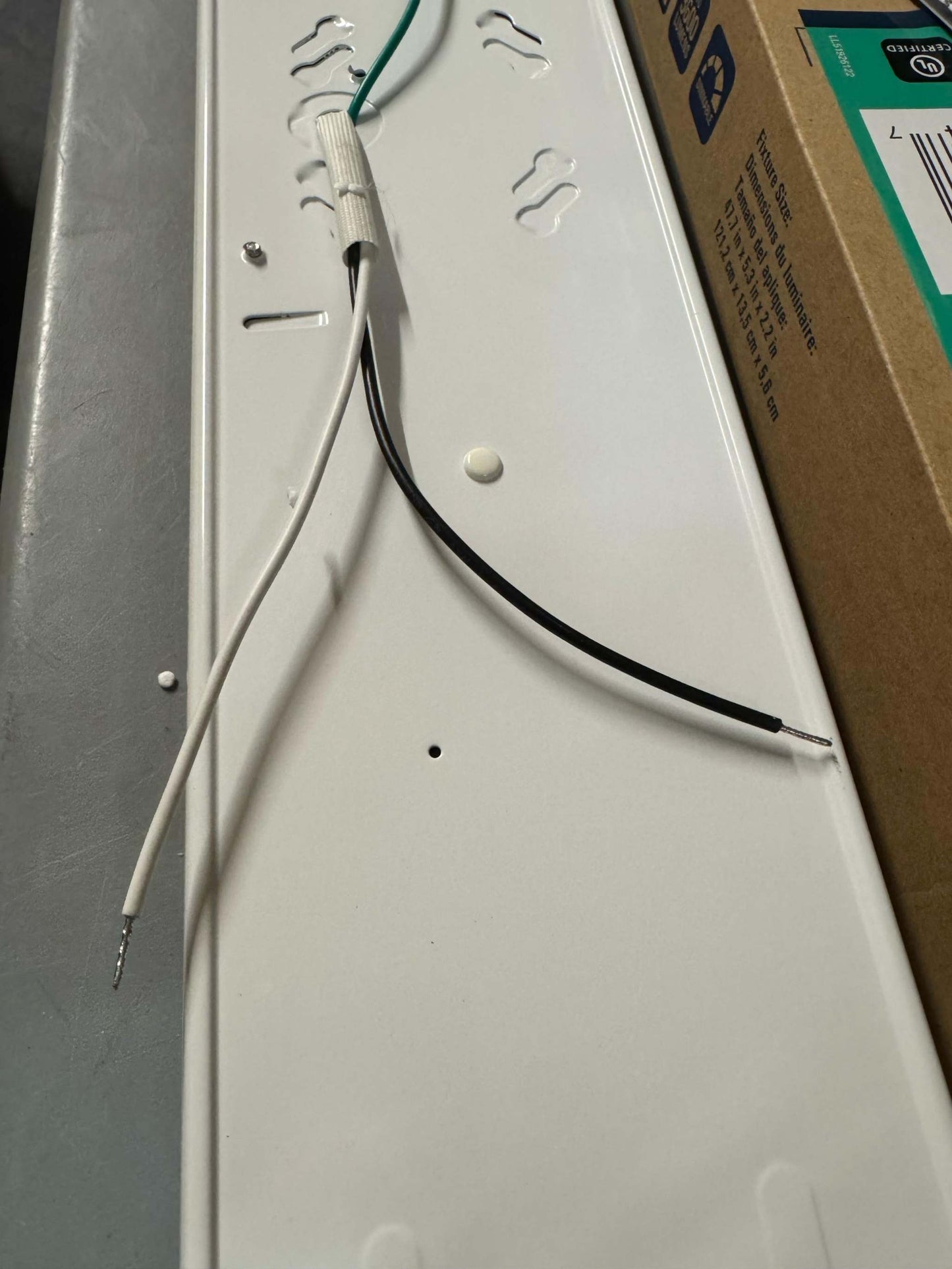 Metalux 4 ft. 3800 Lumens Integrated LED Dimmable White Wraparound Light, 4000K