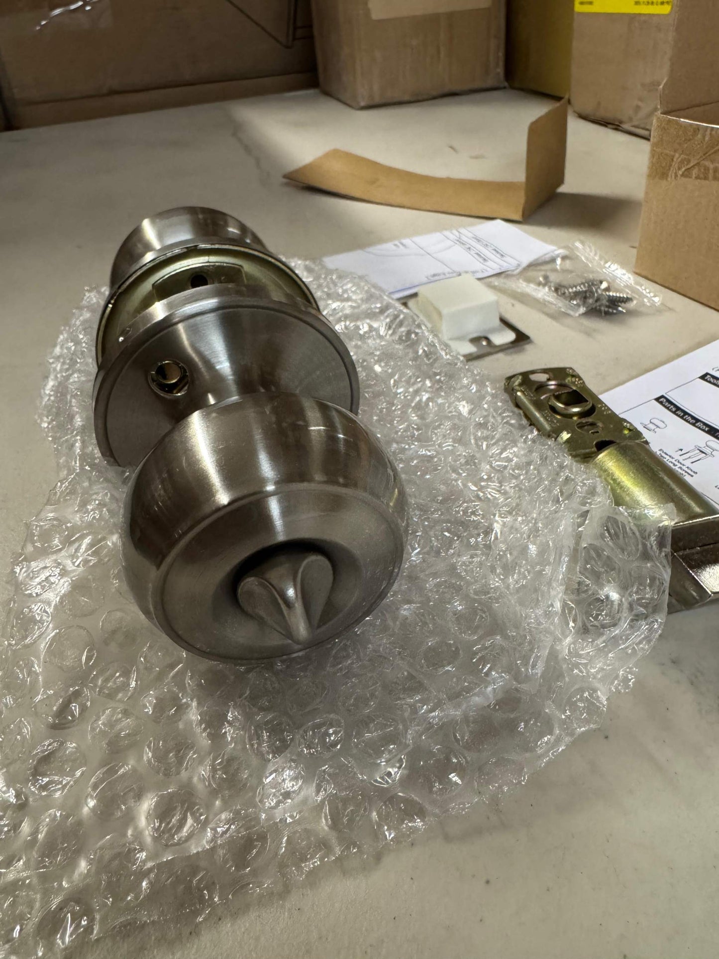 Probrico Privacy Door Knobs with Round Rosette